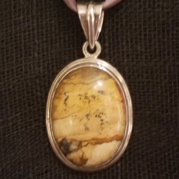 Picture Jasper in Sterling Silver Pendant - Picture 5 of 6